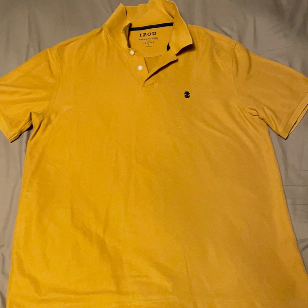🟡 Gold Izod Polo (L)
